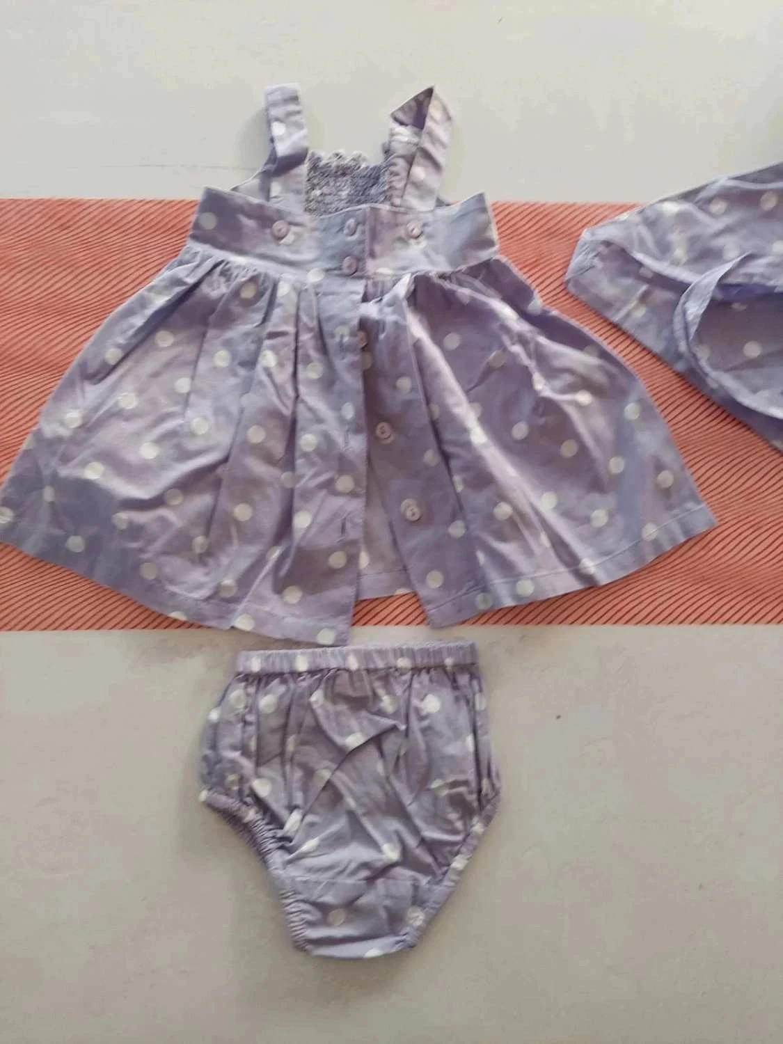 Ensemble 3mois robe fichu bloomer